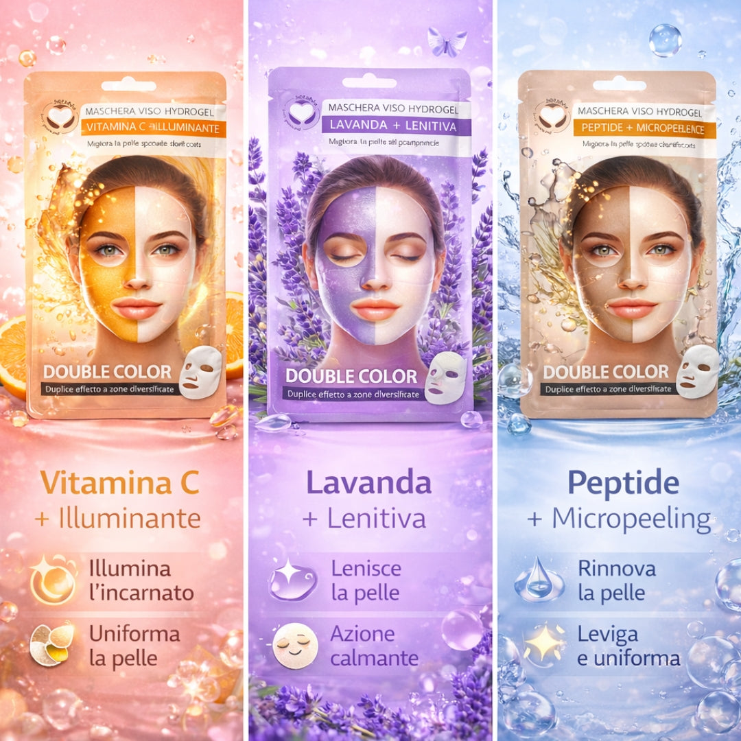 Bundle 3 Maschere Viso Hydrogel