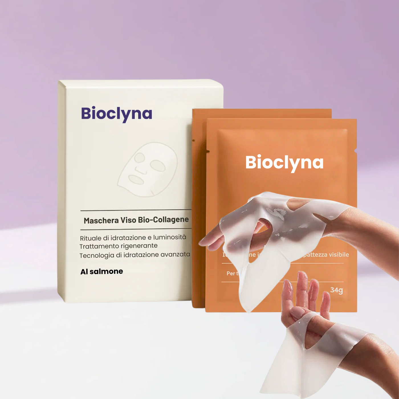 Maschera Bio Collagene Al Salmone