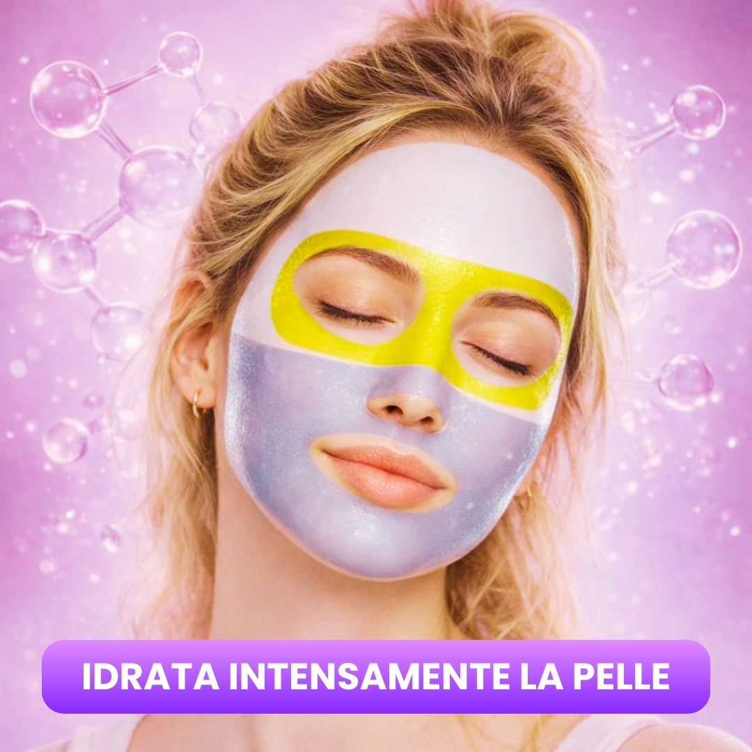 Maschera Viso Hydrogel – Acido Ialuronico & Carnosina