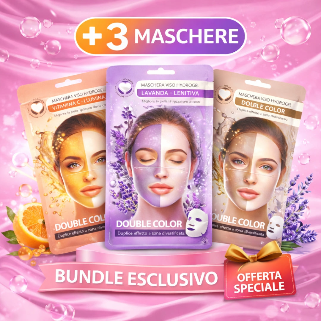 Bundle 3 Maschere Viso Hydrogel