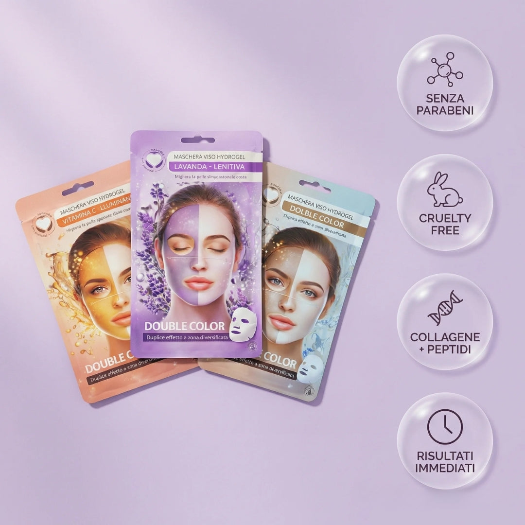 Bundle 3 Maschere Viso Hydrogel
