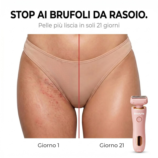 Rasoio Elettrico Donna 2 in 1 — Pelle Liscia Senza Irritazioni